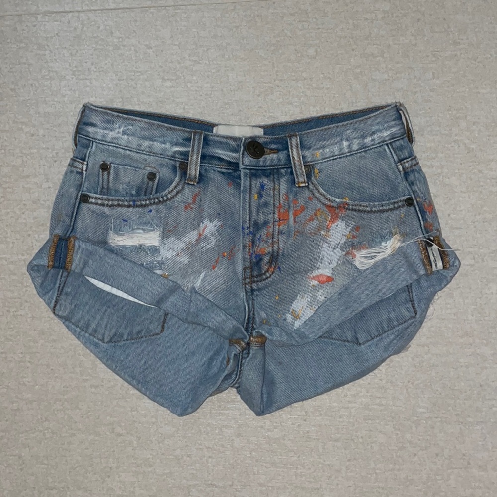 One Teaspoon Bandit Jean Shorts